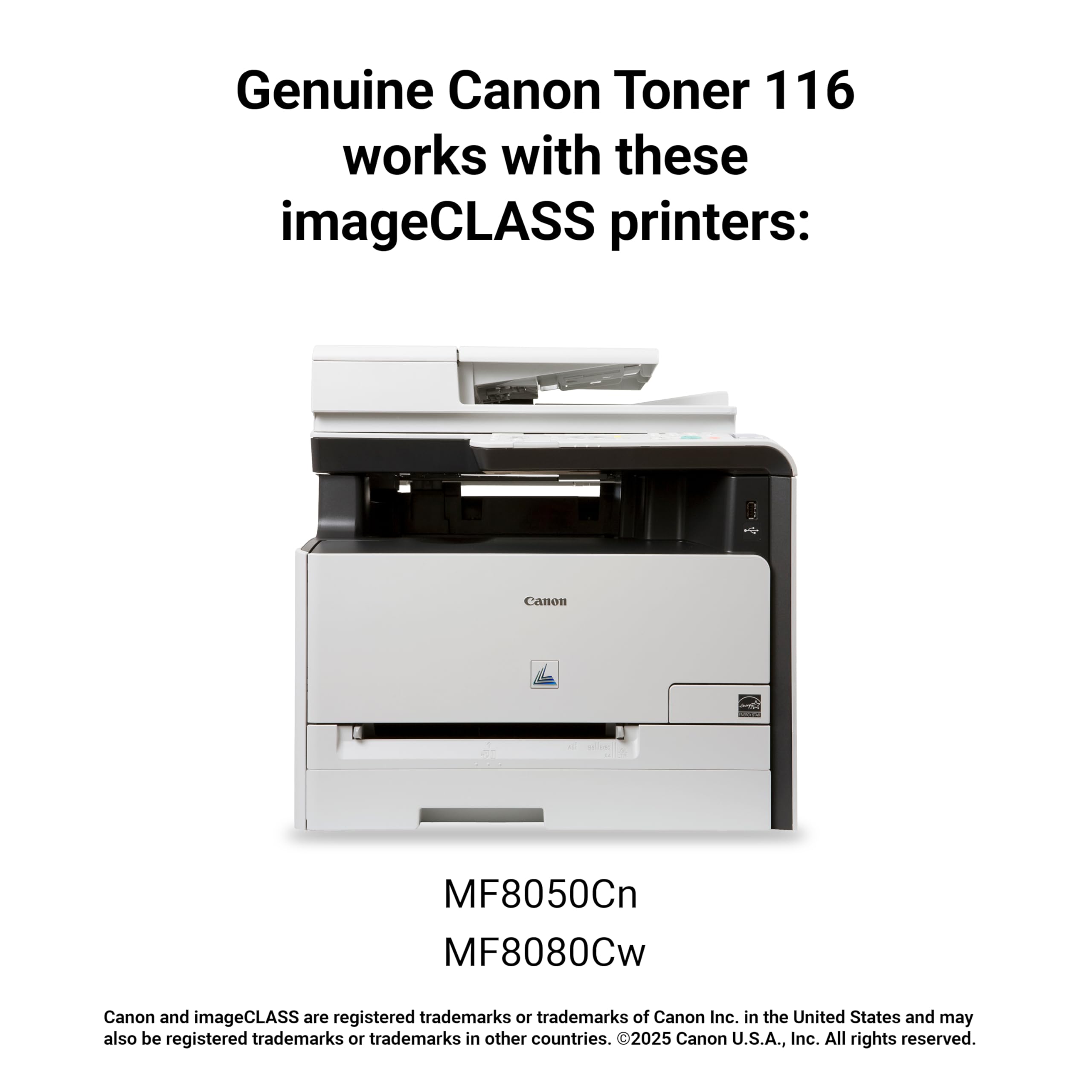 Amazon.com: Canon Genuine 116 Black Toner Cartridge Compatible